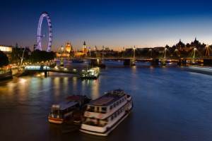 London - London Eye and Westminster Palace