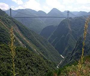Most na reci Sidu, Kina